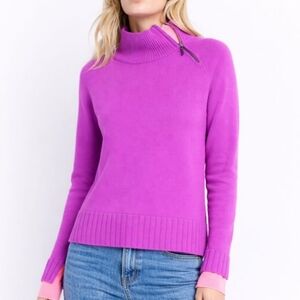 Lisa Todd Cashmere The Insider Sweater Zip Neck